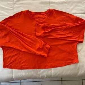 Lululemon Crooped Long Sleeve Size 12